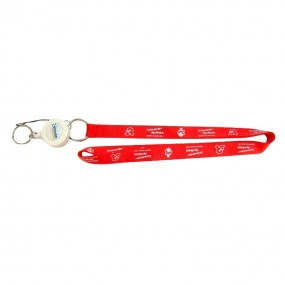 Schlüsselbänder Lanyards mit Jojo Ausweishalter