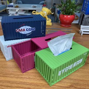 Container Tissue-Box günstig mit Ihrem Logo als Werbege...