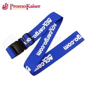 Kofferband Gepäckband mit Logo bedrucken als Werbeartik...