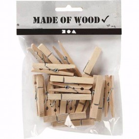 Wäscheklammern aus Holz Holzklammern mit Ihrem Logo bed...